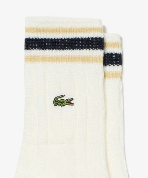 LACOSTE / ラコステ ソックス | ウィメンズケーブルニットボーダーソックス | 詳細8