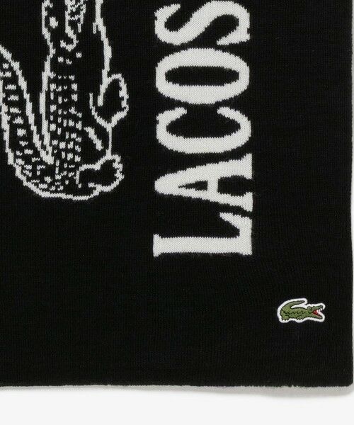 LACOSTE / ラコステ マフラー・ショール・スヌード・ストール | ウールブレンド ワニロゴジャカードマフラー | 詳細2