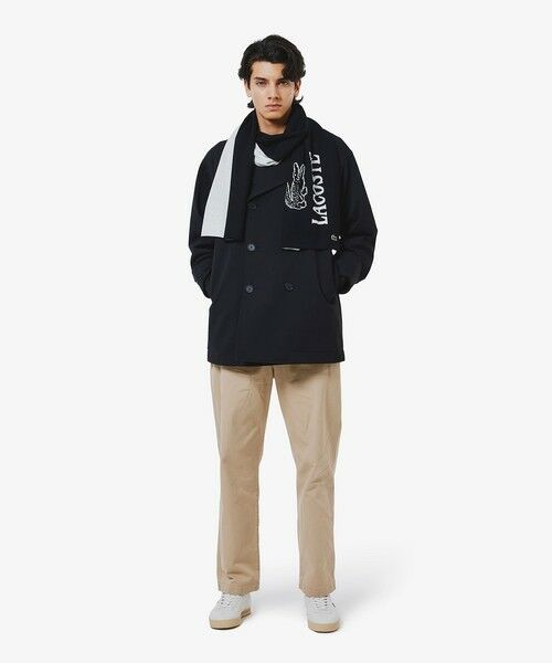 LACOSTE / ラコステ マフラー・ショール・スヌード・ストール | ウールブレンド ワニロゴジャカードマフラー | 詳細4