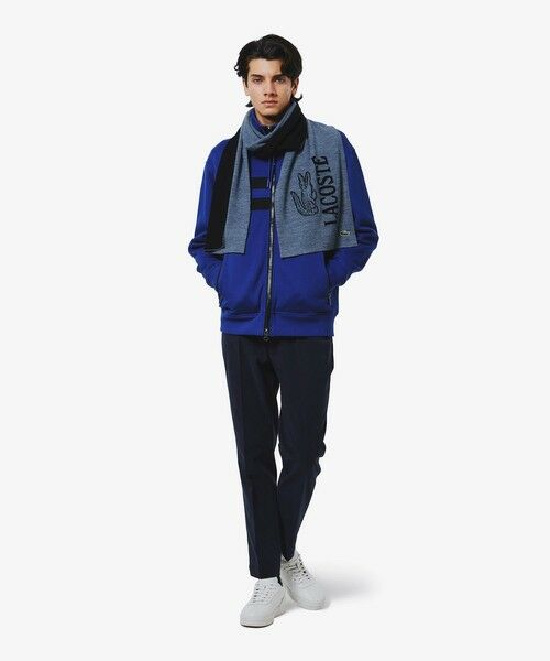 LACOSTE / ラコステ マフラー・ショール・スヌード・ストール | ウールブレンド ワニロゴジャカードマフラー | 詳細9