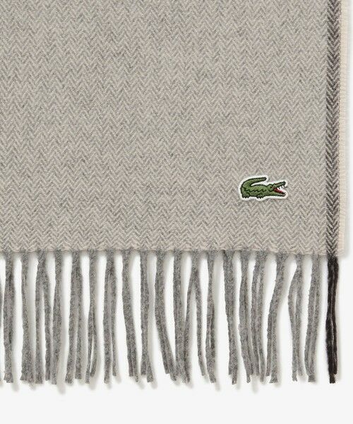 LACOSTE / ラコステ マフラー・ショール・スヌード・ストール | サスティナブルヘリンボーンマフラー | 詳細3