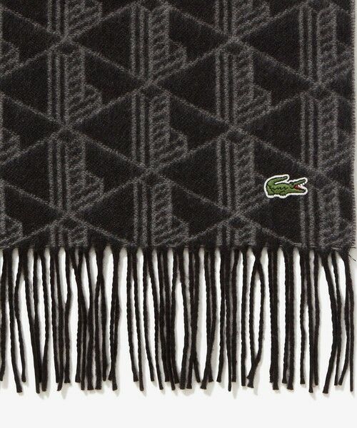 LACOSTE / ラコステ マフラー・ショール・スヌード・ストール | サスティナブルモノグラムジャカードマフラー | 詳細2