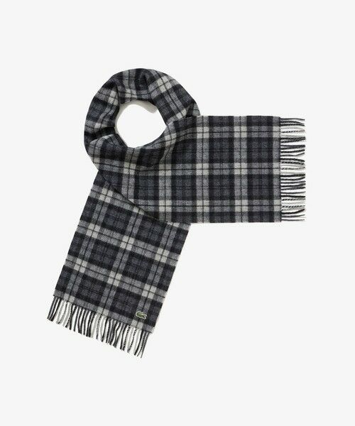 LACOSTE / ラコステ マフラー・ショール・スヌード・ストール | メリノウールチェックマフラー | 詳細1