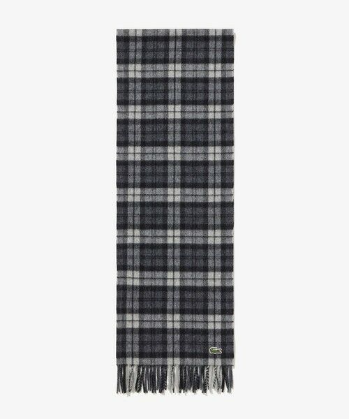 LACOSTE / ラコステ マフラー・ショール・スヌード・ストール | メリノウールチェックマフラー | 詳細2