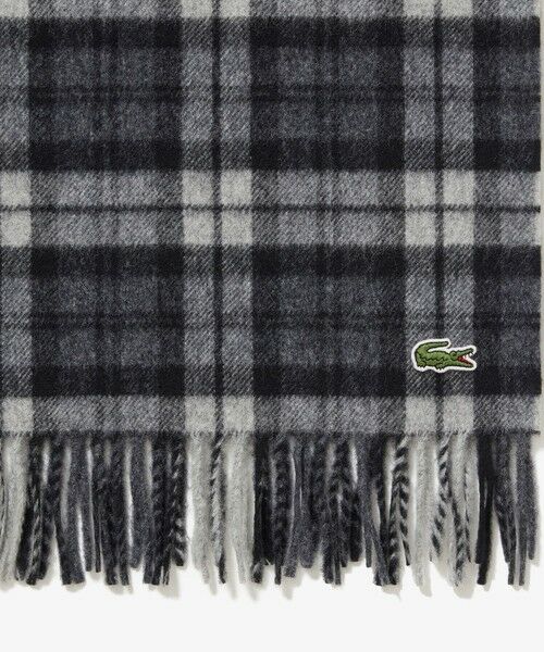 LACOSTE / ラコステ マフラー・ショール・スヌード・ストール | メリノウールチェックマフラー | 詳細3