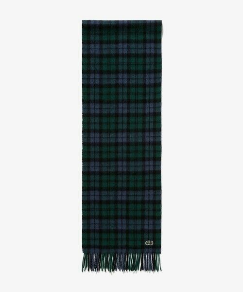 LACOSTE / ラコステ マフラー・ショール・スヌード・ストール | メリノウールチェックマフラー | 詳細5