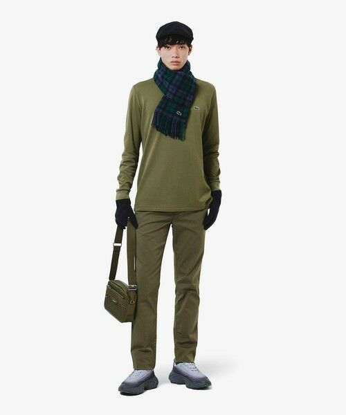 LACOSTE / ラコステ マフラー・ショール・スヌード・ストール | メリノウールチェックマフラー | 詳細8