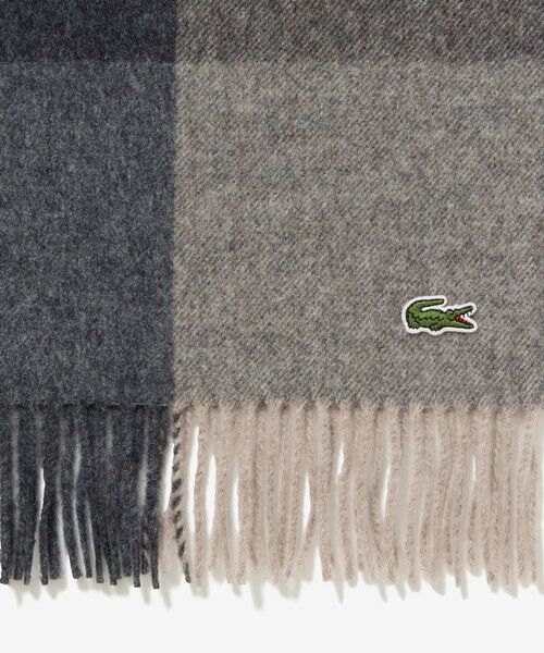 LACOSTE / ラコステ マフラー・ショール・スヌード・ストール | メリノウールブロックチェックマフラー | 詳細6