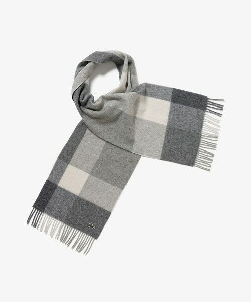 LACOSTE / ラコステ マフラー・ショール・スヌード・ストール | メリノウールブロックチェックマフラー | 詳細7