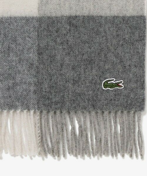 LACOSTE / ラコステ マフラー・ショール・スヌード・ストール | メリノウールブロックチェックマフラー | 詳細9