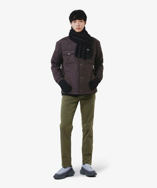 LACOSTE / ラコステ マフラー・ショール・スヌード・ストール | メリノウールストライプマフラー | 詳細4