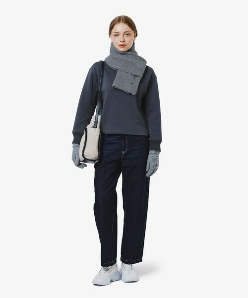 LACOSTE / ラコステ マフラー・ショール・スヌード・ストール | アラン柄ブレンドウールニットマフラー | 詳細7