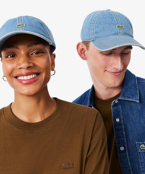 LACOSTE / ラコステ キャップ | ウォッシュドデニムワンポイントキャップ | 詳細4