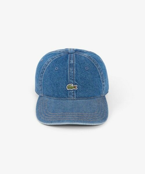 LACOSTE / ラコステ キャップ | ウォッシュドデニムワンポイントキャップ | 詳細8