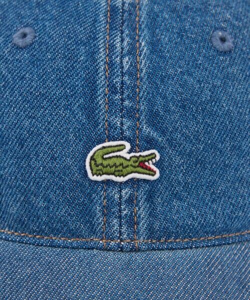 LACOSTE / ラコステ キャップ | ウォッシュドデニムワンポイントキャップ | 詳細9