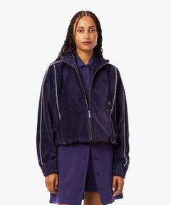 LACOSTE / ラコステ カーディガン・ボレロ | ベロアタッチパイピングトラックジャケット