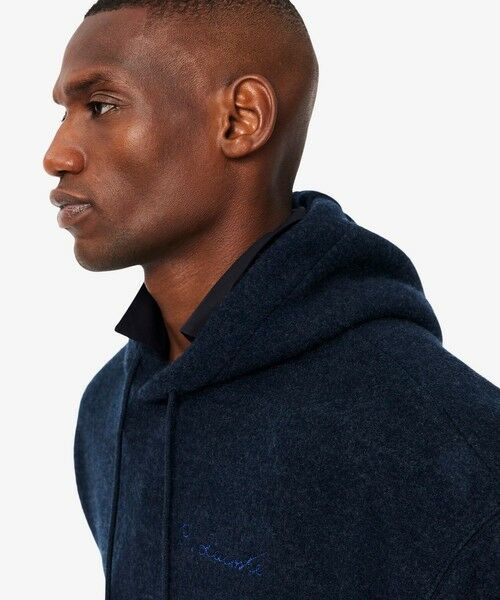 LACOSTE / ラコステ パーカー | ダブルフェイスルーズフィットフーディー メランジ プルオーバーパーカー | 詳細1
