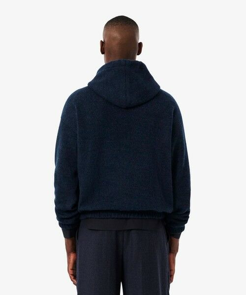 LACOSTE / ラコステ パーカー | ダブルフェイスルーズフィットフーディー メランジ プルオーバーパーカー | 詳細2