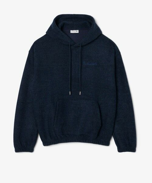 LACOSTE / ラコステ パーカー | ダブルフェイスルーズフィットフーディー メランジ プルオーバーパーカー | 詳細3