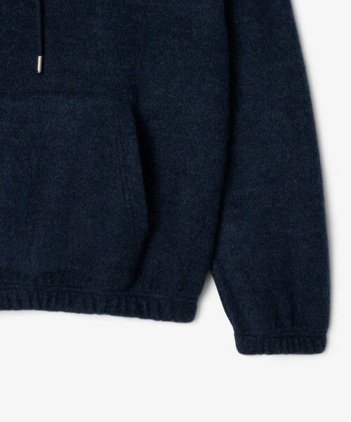 LACOSTE / ラコステ パーカー | ダブルフェイスルーズフィットフーディー メランジ プルオーバーパーカー | 詳細5