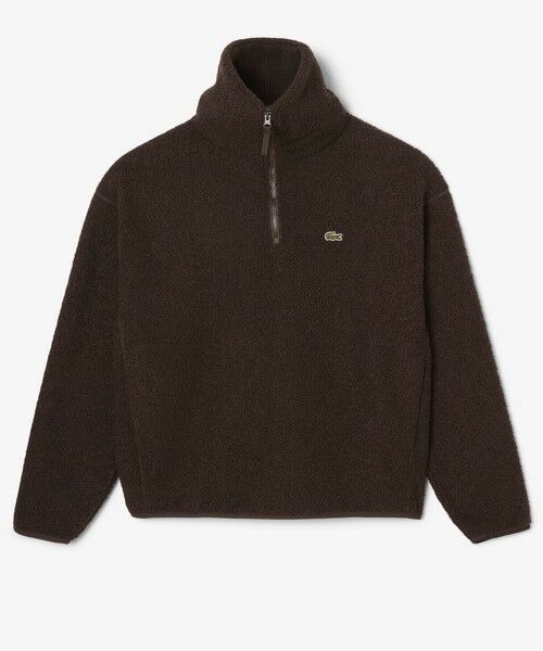 LACOSTE / ラコステ ブルゾン | ハイネックハーフジップ オーバーサイズブークレフリースブルゾン | 詳細4