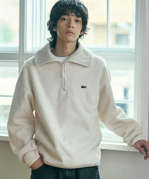 LACOSTE / ラコステ ブルゾン | ハイネックハーフジップ オーバーサイズブークレフリースブルゾン | 詳細7