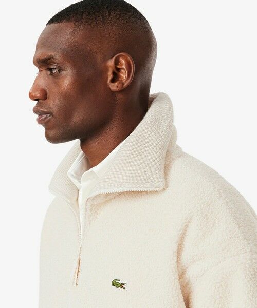 LACOSTE / ラコステ ブルゾン | ハイネックハーフジップ オーバーサイズブークレフリースブルゾン | 詳細17