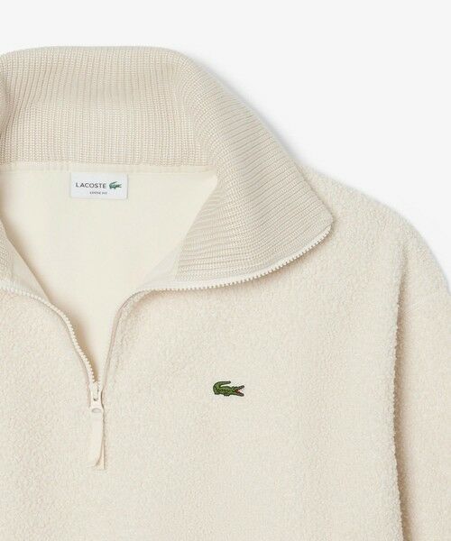 LACOSTE / ラコステ ブルゾン | ハイネックハーフジップ オーバーサイズブークレフリースブルゾン | 詳細19