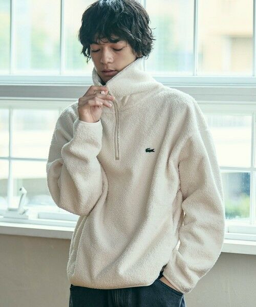 LACOSTE / ラコステ ブルゾン | ハイネックハーフジップ オーバーサイズブークレフリースブルゾン | 詳細8