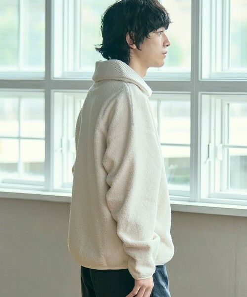 LACOSTE / ラコステ ブルゾン | ハイネックハーフジップ オーバーサイズブークレフリースブルゾン | 詳細12