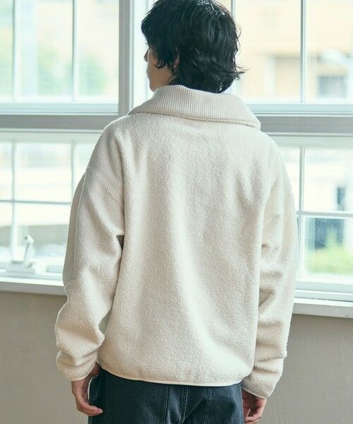 LACOSTE / ラコステ ブルゾン | ハイネックハーフジップ オーバーサイズブークレフリースブルゾン | 詳細13