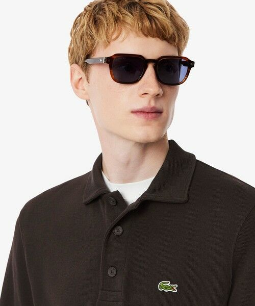 LACOSTE / ラコステ ニット・セーター | コットンニットロングスリーブポロシャツ | 詳細1