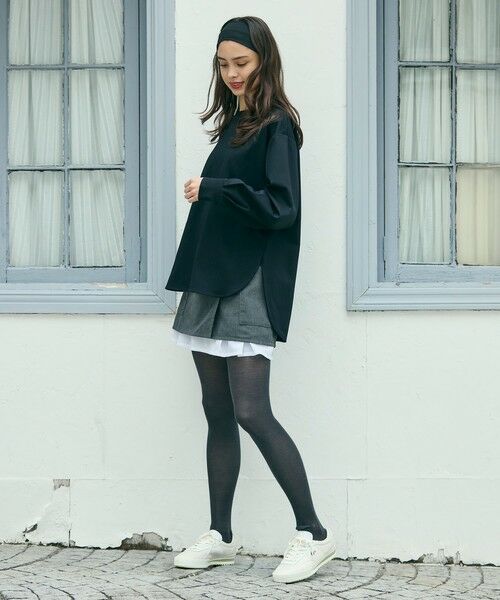 LACOSTE / ラコステ Tシャツ | 【オンライン限定】LACOSTE バルーンスリーブ サイドスリット オーバーサイズTシャツ | 詳細4