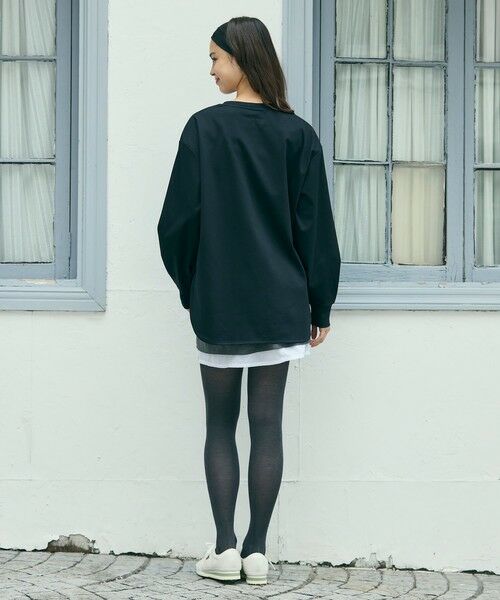 LACOSTE / ラコステ Tシャツ | 【オンライン限定】LACOSTE バルーンスリーブ サイドスリット オーバーサイズTシャツ | 詳細5