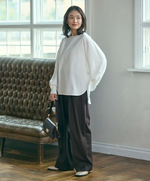 LACOSTE / ラコステ Tシャツ | 【オンライン限定】LACOSTE バルーンスリーブ サイドスリット オーバーサイズTシャツ | 詳細7