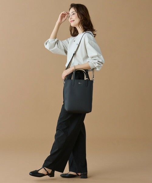 LACOSTE / ラコステ Tシャツ | 【オンライン限定】LACOSTE バルーンスリーブ サイドスリット オーバーサイズTシャツ | 詳細19