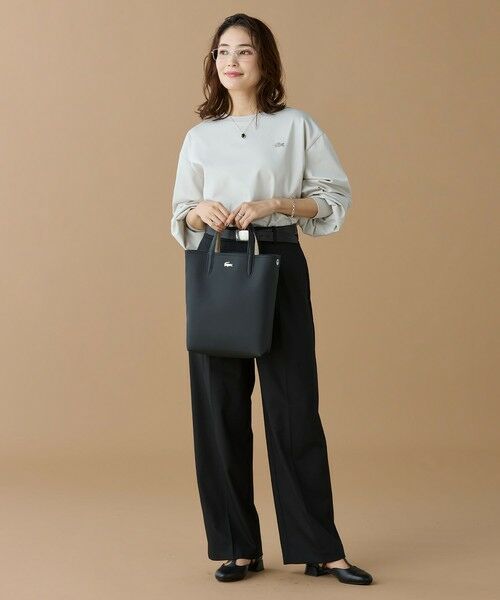 LACOSTE / ラコステ Tシャツ | 【オンライン限定】LACOSTE バルーンスリーブ サイドスリット オーバーサイズTシャツ | 詳細20