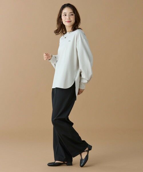 LACOSTE / ラコステ Tシャツ | 【オンライン限定】LACOSTE バルーンスリーブ サイドスリット オーバーサイズTシャツ | 詳細17