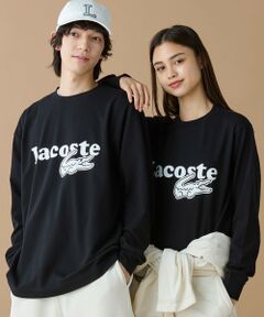 LACOSTE / ラコステ Tシャツ | 【オンライン限定】LACOSTE 鹿の子オーバーサイズプリント ロングスリーブTシャツ