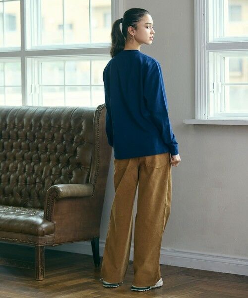 LACOSTE / ラコステ Tシャツ | 【オンライン限定】LACOSTE 鹿の子オーバーサイズプリント ロングスリーブTシャツ | 詳細13