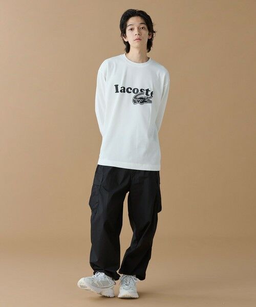 LACOSTE / ラコステ Tシャツ | 【オンライン限定】LACOSTE 鹿の子オーバーサイズプリント ロングスリーブTシャツ | 詳細19