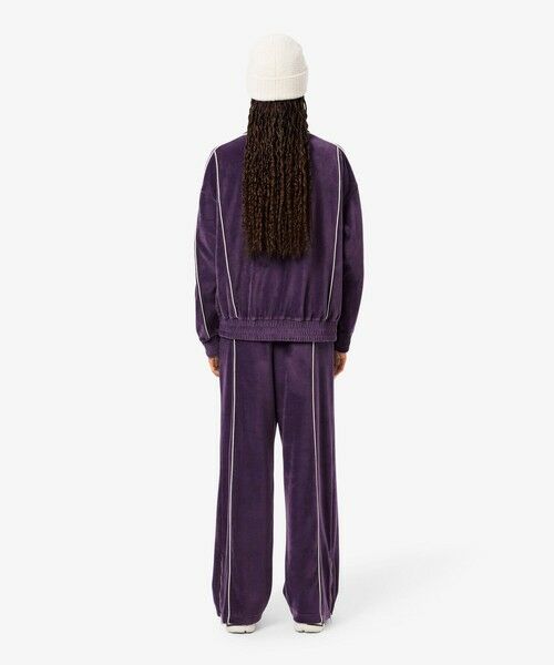 LACOSTE / ラコステ チノ・ワークパンツ | ベロアタッチパイピングトラックパンツ | 詳細2