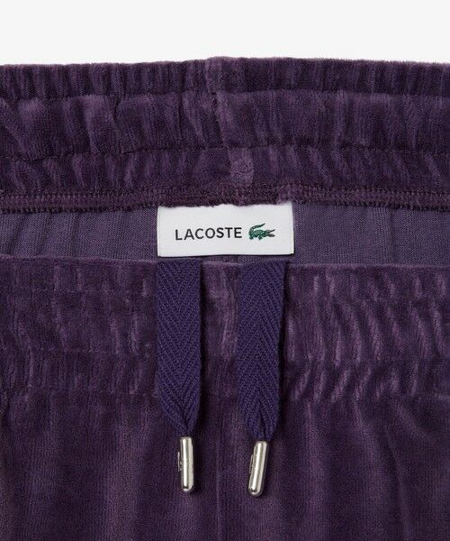 LACOSTE / ラコステ チノ・ワークパンツ | ベロアタッチパイピングトラックパンツ | 詳細6