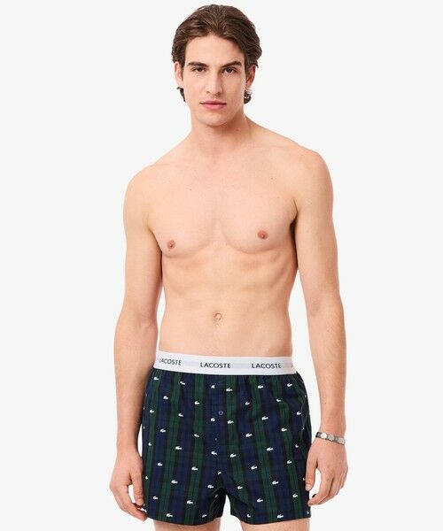 LACOSTE / ラコステ ボクサーパンツ・ブリーフ | コットンポプリン3パック トランクスパンツ | 詳細1