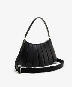 LACOSTE / ラコステ ショルダーバッグ | LENGLEN レザープリーツショルダーバッグ