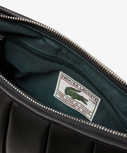 LACOSTE / ラコステ ショルダーバッグ | LENGLEN レザープリーツショルダーバッグ | 詳細3