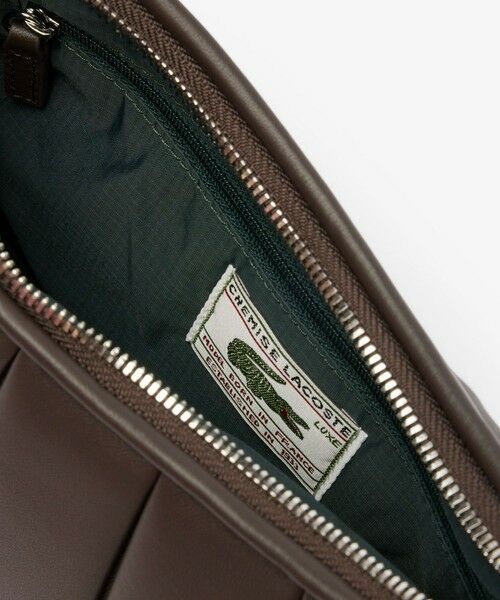 LACOSTE / ラコステ ショルダーバッグ | LENGLEN レザープリーツショルダーバッグ | 詳細10