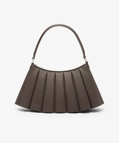 LACOSTE / ラコステ ショルダーバッグ | LENGLEN レザープリーツショルダーバッグ | 詳細7