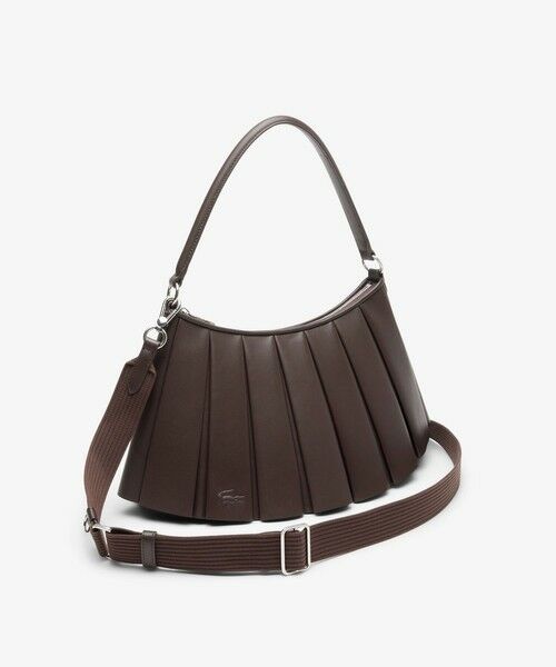 LACOSTE / ラコステ ショルダーバッグ | LENGLEN レザープリーツショルダーバッグ | 詳細9