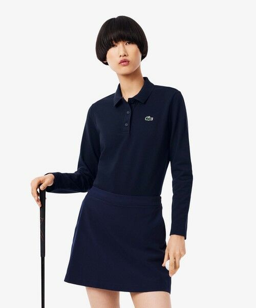LACOSTE / ラコステ ポロシャツ | ヒートレギュレーション&UVカット鹿の子ゴルフポロシャツ | 詳細1
